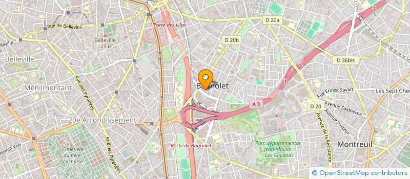 localisation de l'entreprise MONSIEUR ANTOINE SEIGNOVERT à BAGNOLET