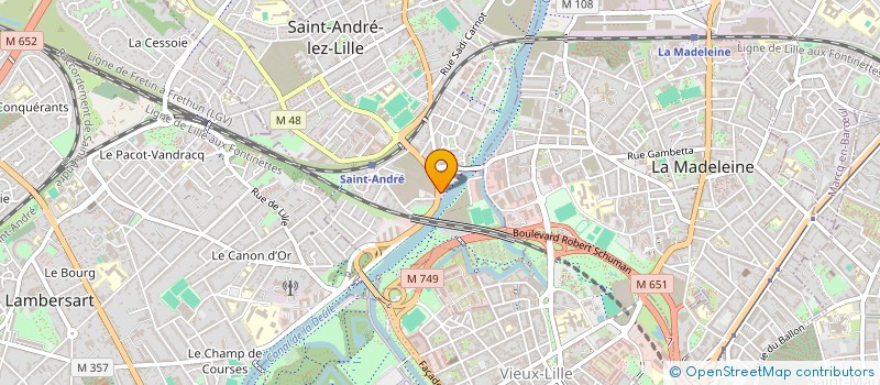 localisation de l'entreprise MONSIEUR ANTOINE SEINGIER à SAINT-ANDRE-LEZ-LILLE
