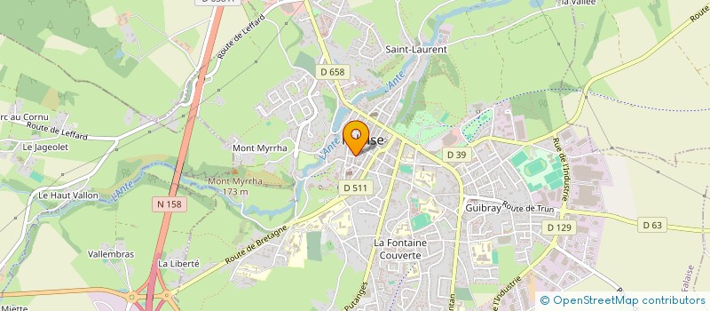 localisation de l'entreprise MONSIEUR ANTOINE SELVE  FALAISE