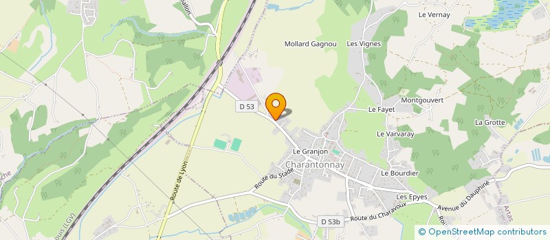 localisation de l'entreprise MONSIEUR ANTOINE SERRANO  CHARANTONNAY