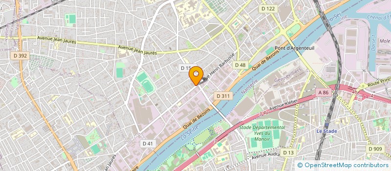 localisation de l'entreprise MONSIEUR ANTOINE SERVEL DE COSMI  ARGENTEUIL