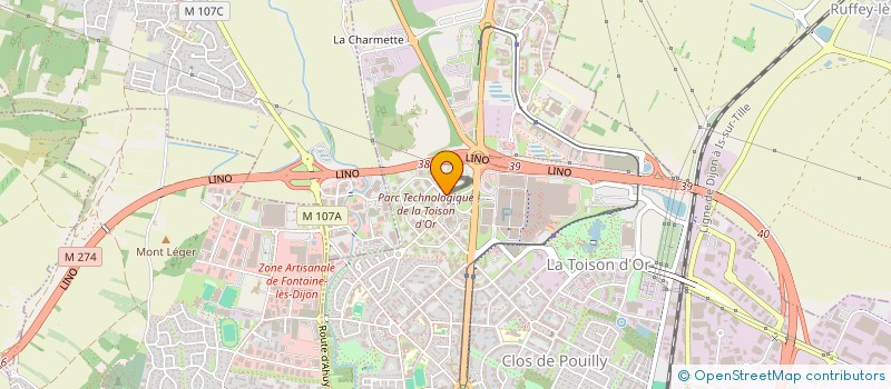 localisation de l'entreprise MONSIEUR ANTOINE SEUTET  DIJON