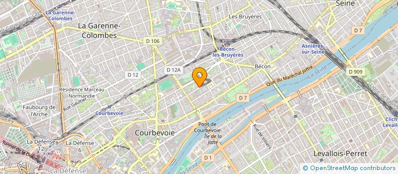 localisation de l'entreprise MONSIEUR ANTOINE SEWERYN à COURBEVOIE