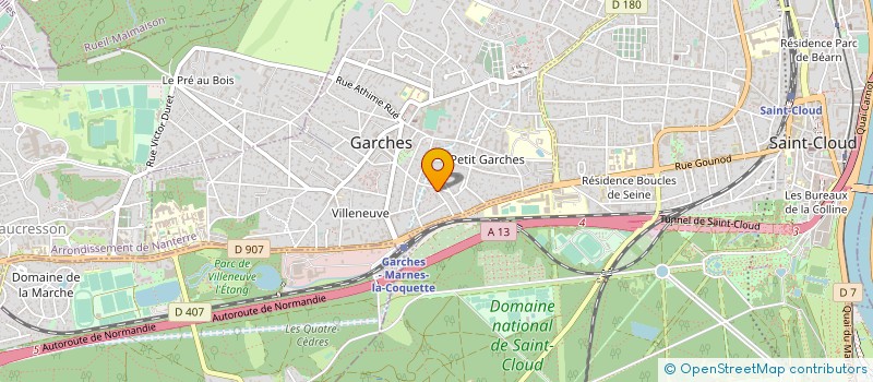 localisation de l'entreprise MONSIEUR ANTOINE SFEIR à GARCHES