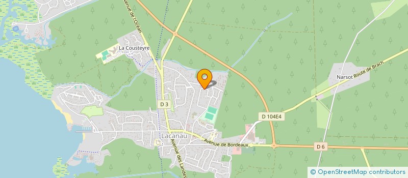 localisation de l'entreprise MONSIEUR ANTOINE SIAUT  LACANAU