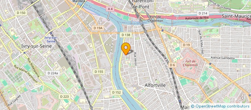 localisation de l'entreprise MONSIEUR ANTOINE SIBILLE à ALFORTVILLE