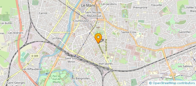 localisation de l'entreprise MONSIEUR ANTOINE SICOT  LE MANS