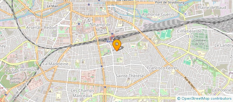 localisation de l'entreprise MONSIEUR ANTOINE SIMON  RENNES