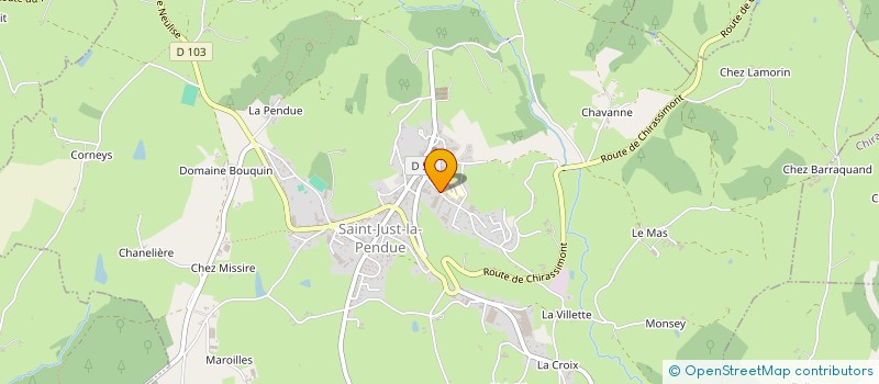 localisation de l'entreprise MONSIEUR ANTOINE SINGER  SAINT-JUST-LA-PENDUE