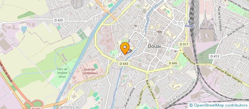 localisation de l'entreprise MONSIEUR ANTOINE SKROBACKI  DOUAI