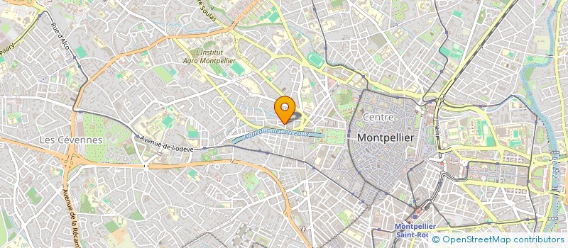 localisation de l'entreprise MONSIEUR ANTOINE SLAVIERO à MONTPELLIER