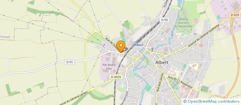 localisation de l'entreprise MONSIEUR ANTOINE SOLON à ALBERT