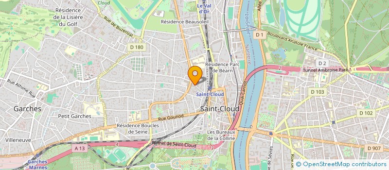 localisation de l'entreprise MONSIEUR ANTOINE SOLON à SAINT-CLOUD