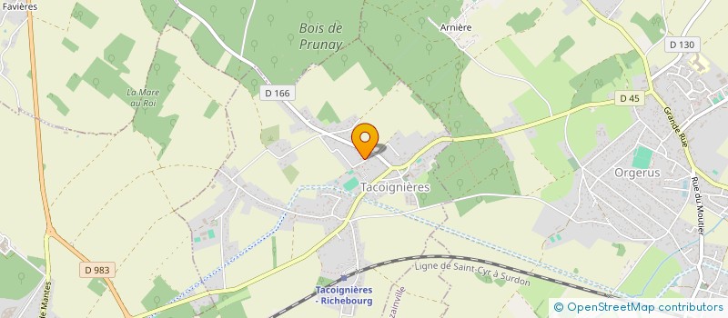 localisation de l'entreprise MONSIEUR ANTOINE SORTAIS  TACOIGNIERES