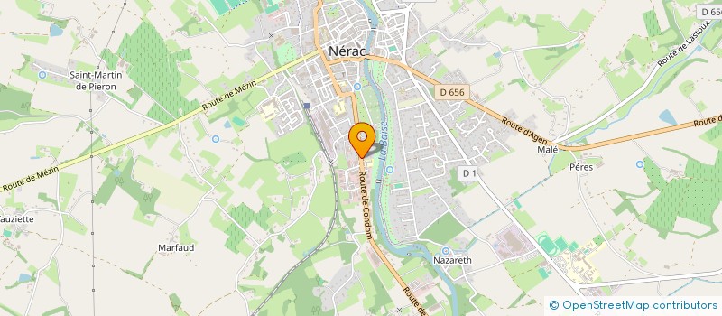 localisation de l'entreprise MONSIEUR ANTOINE SOULIE  NERAC