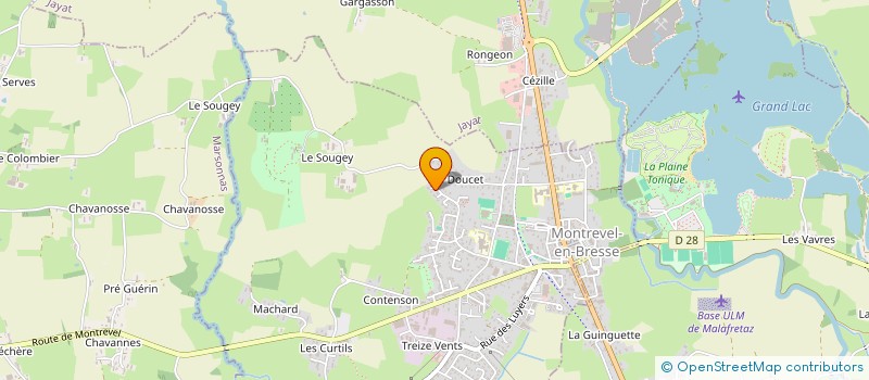 localisation de l'entreprise MONSIEUR ANTOINE SOUMAH  MONTREVEL-EN-BRESSE