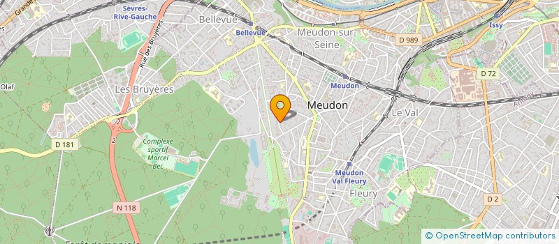 localisation de l'entreprise MONSIEUR ANTOINE SPEZZATTI  MEUDON