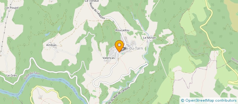 localisation de l'entreprise MONSIEUR ANTOINE SPINA  VIALA-DU-TARN