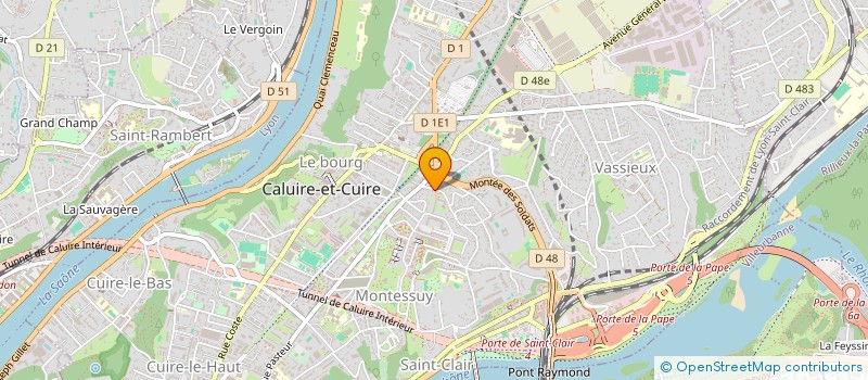 localisation de l'entreprise MONSIEUR ANTOINE STACCHETTI  CALUIRE-ET-CUIRE