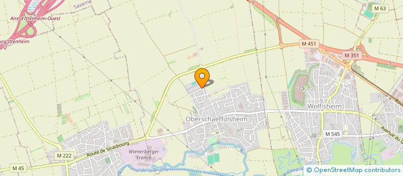 localisation de l'entreprise MONSIEUR ANTOINE STRIEBEL  OBERSCHAEFFOLSHEIM