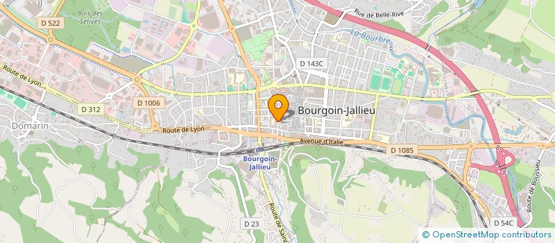 localisation de l'entreprise MONSIEUR ANTOINE SUBRA à BOURGOIN-JALLIEU