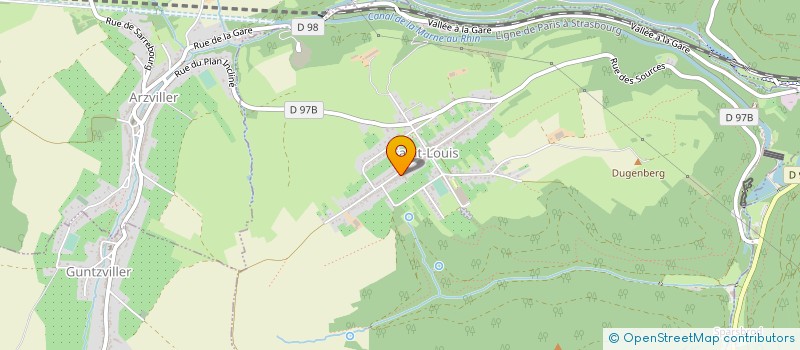 localisation de l'entreprise MONSIEUR ANTOINE SUTTER  SAINT-LOUIS