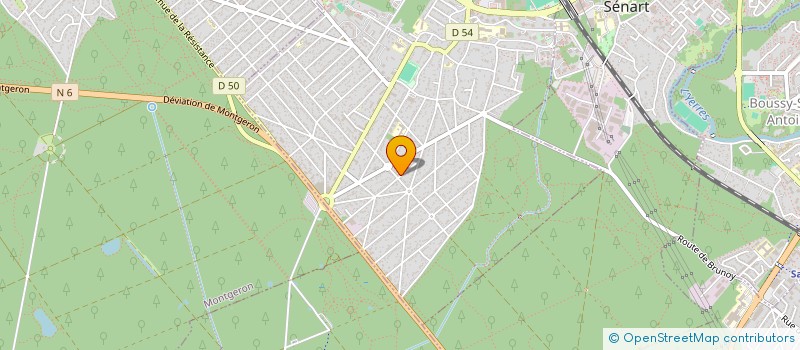 localisation de l'entreprise MONSIEUR ANTOINE TABATON-TUILIERE  BRUNOY