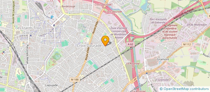 localisation de l'entreprise MONSIEUR ANTOINE TABAUD à TOULOUSE