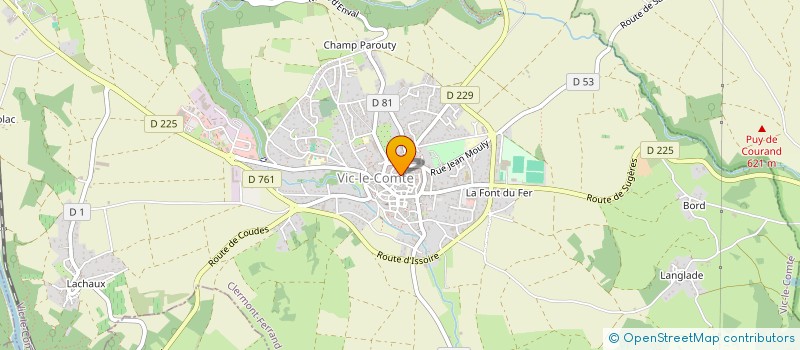 localisation de l'entreprise MONSIEUR ANTOINE TAILLANDIER  VIC-LE-COMTE