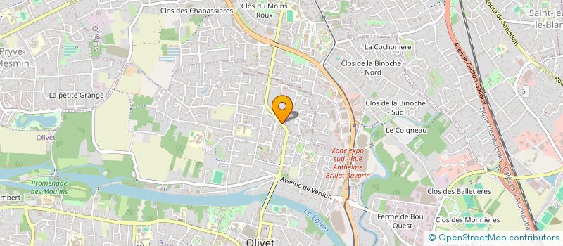 localisation de l'entreprise MONSIEUR ANTOINE TALLET à OLIVET