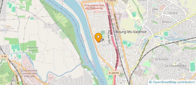 localisation de l'entreprise MONSIEUR ANTOINE TANIDI  BOURG-LES-VALENCE