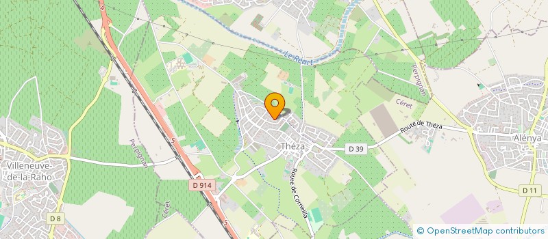 localisation de l'entreprise MONSIEUR ANTOINE TEJERO  THEZA