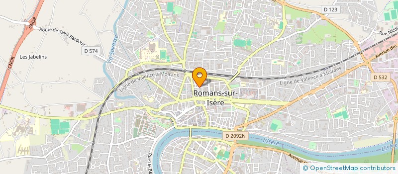 localisation de l'entreprise MONSIEUR ANTOINE TERME  ROMANS-SUR-ISERE