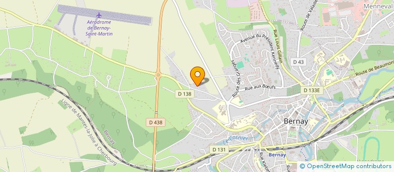 localisation de l'entreprise MONSIEUR ANTOINE TESNER  BERNAY