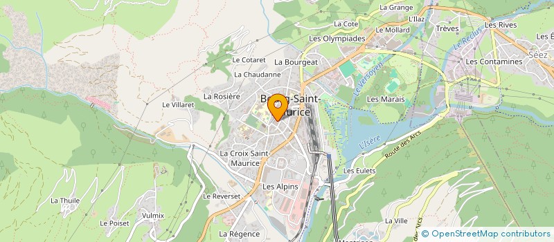 localisation de l'entreprise MONSIEUR ANTOINE TESSIER à BOURG-SAINT-MAURICE