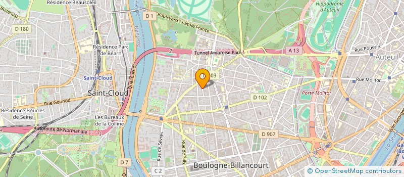 localisation de l'entreprise MONSIEUR ANTOINE TESTEMALE à BOULOGNE-BILLANCOURT