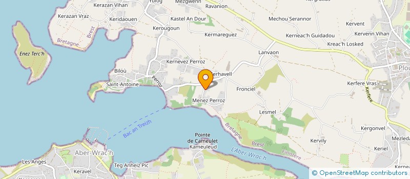 localisation de l'entreprise MONSIEUR ANTOINE THAURY  PLOUGUERNEAU