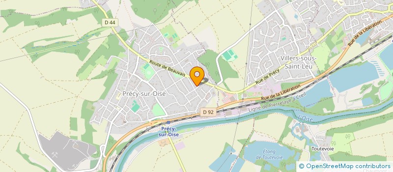 localisation de l'entreprise MONSIEUR ANTOINE THENOZ  PRECY-SUR-OISE