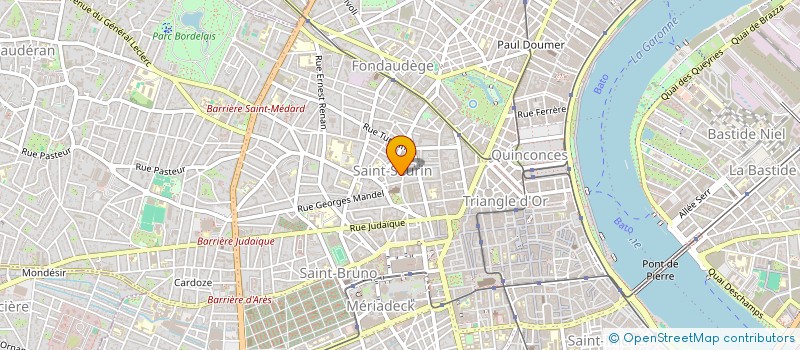 localisation de l'entreprise MONSIEUR ANTOINE THINAT  BORDEAUX