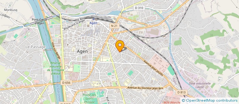 localisation de l'entreprise MONSIEUR ANTOINE THOMAS  BON-ENCONTRE