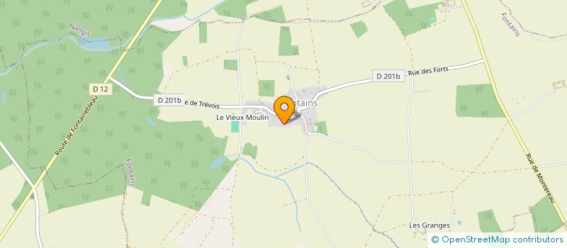 localisation de l'entreprise MONSIEUR ANTOINE THONNEL  FONTAINS