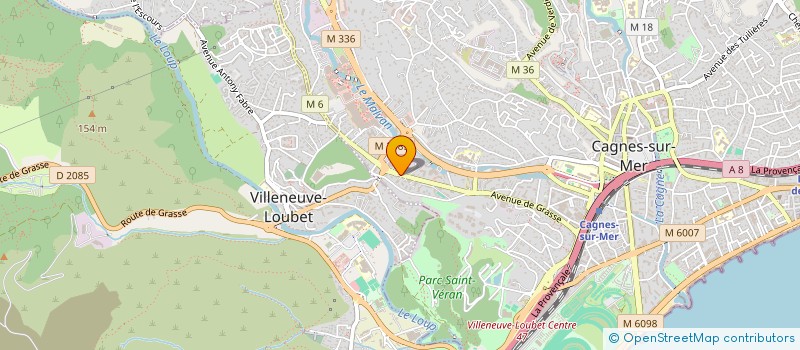 localisation de l'entreprise MONSIEUR ANTOINE THUYLIE à CAGNES-SUR-MER