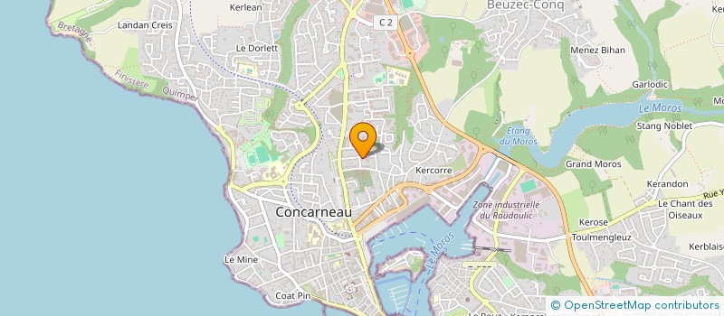 localisation de l'entreprise MONSIEUR ANTOINE TICO  CONCARNEAU