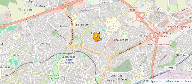 localisation de l'entreprise MONSIEUR ANTOINE TITIERE à LA ROCHELLE