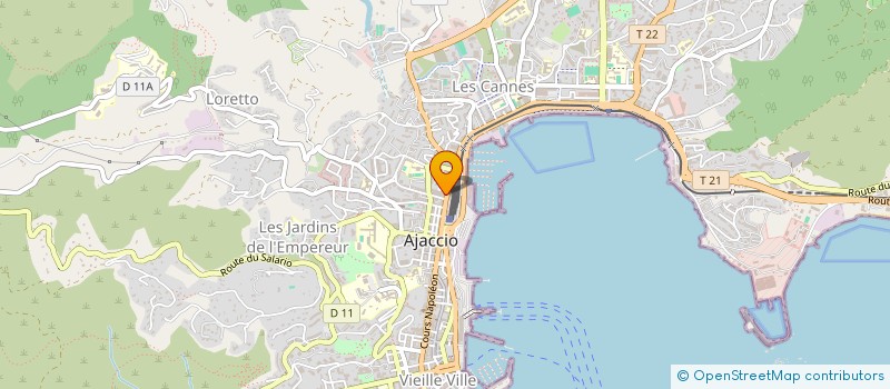localisation de l'entreprise MONSIEUR ANTOINE TORRE à AJACCIO