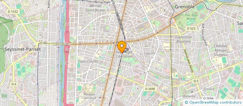 localisation de l'entreprise MONSIEUR ANTOINE TOTA  GRENOBLE