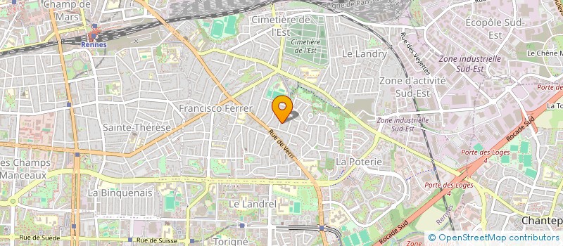 localisation de l'entreprise MONSIEUR ANTOINE TOUBON  RENNES