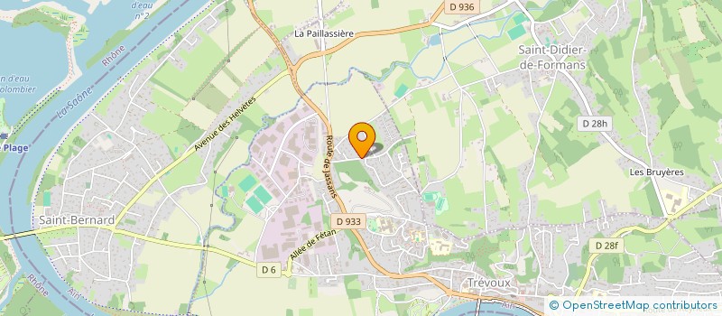 localisation de l'entreprise MONSIEUR ANTOINE TOURPIN  TREVOUX