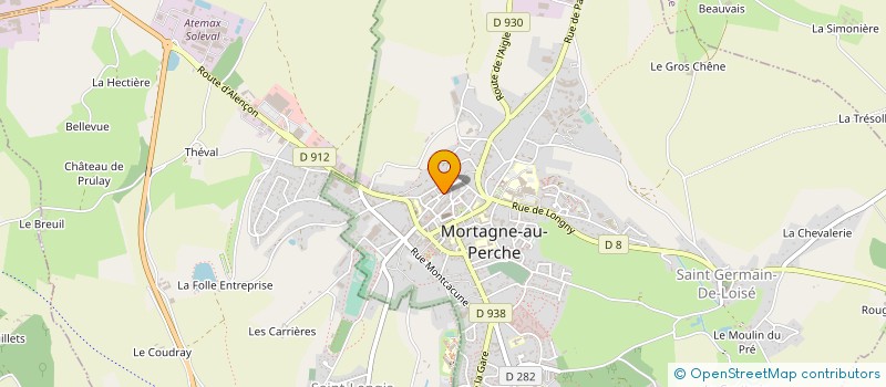localisation de l'entreprise MONSIEUR ANTOINE TOURY à MORTAGNE-AU-PERCHE