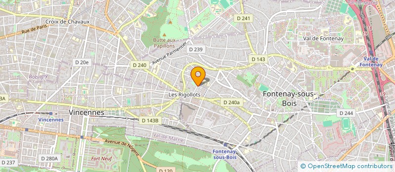 localisation de l'entreprise MONSIEUR ANTOINE TRAMECON  FONTENAY-SOUS-BOIS